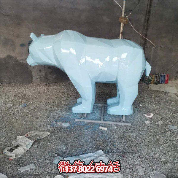 玻璃鋼幾何雕塑，裝飾動(dòng)物園園林和戶外空間
