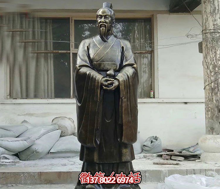 廣場銅雕古代名人扁鵲雕塑 廣場銅雕古代名人扁鵲雕塑